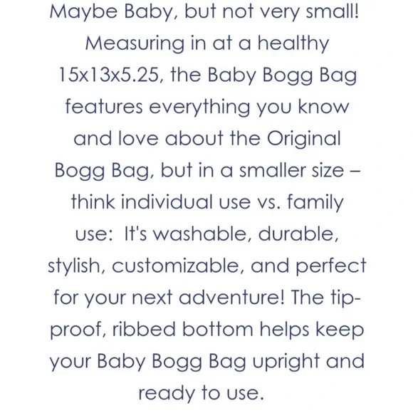 BOGG BAG Baby Tote with White Accents - Picture 3 of 8